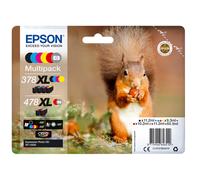 Epson Squirrel Multipack 6-colours 378XL / 478XL Claria Photo HD Ink, Rendement élevé (XL), Encre à pigments, 11,2 ml, 9,3 ml, 6 pièce(s), Multi pack