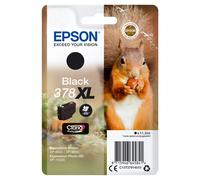 Epson Squirrel Singlepack Black 378XL Claria Photo HD Ink, Rendement élevé (XL), Noir, Encre à pigments, 11,2 ml, 1 pièce(s), 500 pages C13T37914010