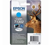 Epson Stag Singlepack Cyan T1302 DURABrite Ultra Ink, Rendement élevé (XL-), 10,1 ml, 765 pages, 1 pièce(s)