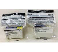 Epson T017 + T018 Cartouche Ink Jet Original Noir + Couleur de Stylet 680/685