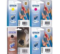 Epson T0321/T0322/T0323/T0324 Multipack cartouche d'encre authentique CMYK (TVA