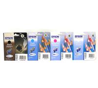 Epson T0321 T0322 T0323 T0324 Noir Cyan Magenta Jaune 4 Cartouches C70/C80