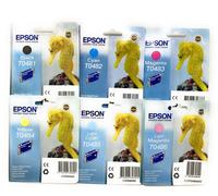 EPSON T0481 T0482 T0483 T0484 T0485 T0486 T0487 ORIGINAL 6 R200/R300/R320/RX600