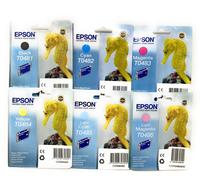 EPSON T0481 T0482 T0483 T0484 T0485 T0486 T0487 ORIGINAL 6 R200/R300/R320/RX600