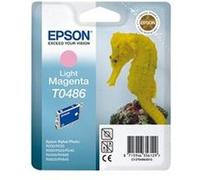 Epson T0486 - 13 ml - magenta clair - original - blister - cartouche d'encre - pour Stylus DX3800; Stylus Photo R200, R220, R300, R320, R340, RX500, RX600, RX620, RX640 Magenta G