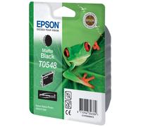 Epson T0548 ''Grenouille'' Cartouche d'encre originale UltraChrome Hi-Gloss C13T05484010 - Noir mat
