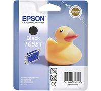 Epson T0551 Cartouche d'encre d'origine Noire pour R240 245 RX420 425 520 Amazon Dash Replenishment est prêt