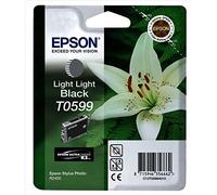 Epson T0599 Cartouche d'encre d'origine gris clair pour R2400