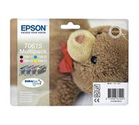 Epson Teddybear Multipack "Ourson" (T0615) - Encres DURABrite Ultra N, C, M, J