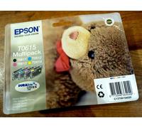 Epson T0615 Multipack 4 cartouches Noir Cyan Magenta Jaune Stylus D/DX/Plus