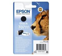 Epson T0711 - 7 ml - noir - original - emballage coque avec alarme radioélectrique - cartouche d'encre - pour Stylus DX4400, DX4450, S20, S21, SX100, SX110, SX115; Stylus Office B40W