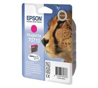Epson T0713 - Magenta - original - emballage coque avec alarme radioélectrique/ acoustique - cartouche d'encre - pour Stylus DX9400, SX115, SX210, SX215, SX218, SX415, SX515, SX610; Stylus Office...