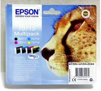 Epson Multipack "Guépard" (T0715) - Encres DURABrite Ultra N, C, M, J