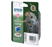 Epson T0796 - 11 ml - magenta clair - original - emballage coque avec alarme radioélectrique/ acoustique - cartouche d'encre - pour Stylus Photo 1500, P50, PX650, PX660, PX710, PX720, PX730...
