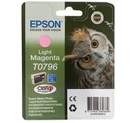 Epson T0796 Cartouche d'encre d'origine Claria magenta clair pour SP 1400 Amazon Dash Replenishment est prêt
