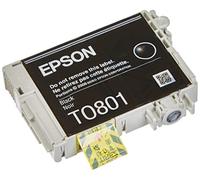 Epson T0801- Cartouche d'encre d'origine , noire