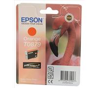 Epson T0879 Cartouche d'encre d'origine UltraChrome Hi-Gloss2 Orange Amazon Dash Replenishment est prêt