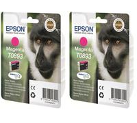Epson T0893 Cartouche d'encre Magenta (Lot de 2)