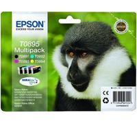 Epson T0895 - Cartouche d'encre / Multipack - BK + C + M + Y (4 pces / 16.3 ml)
