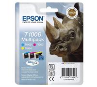 Epson T1006 cartouche d'encre Cyan/Magenta/Jaune authentique (TVA incluse)
