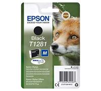 Epson T1281 Renard Noir, Cartouche d'encre d'origine,S22 SX125 SX130 SX230 SX235W SX420W SX425W SX430W SX435W SX440W SX445W BX305F BX305FW BX305FW Plus BX310FN