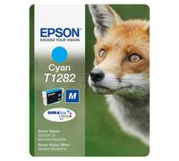 Epson T1282 ''Renard'' Cartouche d'encre originale DURABrite Ultra C13T12824012 - Cyan