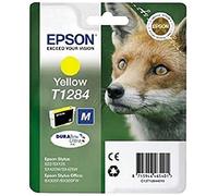Epson T1284 - Cartouche d'encre d'origine compatible avec Imprimante BX305F Jaune