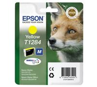 Epson T1284 - Taille M - jaune - original - emballage coque avec alarme radioélectrique/ acoustique - cartouche d'encre - pour Stylus S22, SX230, SX235, SX420, SX430, SX435, SX438, SX440, SX445;...