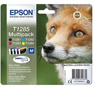 Epson Fox Multipack "Renard" (T1285) - Encre DURABrite Ultra N, C, M, J