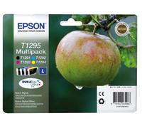 Epson T1295 Cartouche d'encre d'origine DURABrite Ultra Multipack Noir, Cyan, Magenta, Jaune