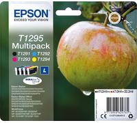 Epson T1295 Multipack - pack de 4 - 32.2 ml - taille L - noir, jaune, cyan, magenta - original