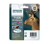 Epson T130 (C13T130640) - 3-couleurs - Cartouche d'encre - Grande capacité - Multipack