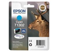 Epson T1302 - 10.1 ml - cyan - original - pack suspendu - cartouche d'encre (alternative pour : Epson T1302) - pour Stylus Office BX630, BX635, BX935; WorkForce WF-3010, 3520, 3530, 3540, 7015, 7515, 