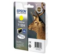 Epson T1304 - 10.1 ml - jaune - original - blister avec alarme sonore - cartouche d'encre - pour Stylus Office BX535, BX630, BX635, BX935; WorkForce WF-3520, 3530, 3540, 7015, 7515, 7525