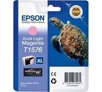 Epson T1576 - 25.9 ml - Magenta vif clair - originale - blister - cartouche d'encre - pour Stylus Photo R3000