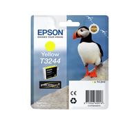 Epson T3244 Yellow - Cartouche d'encre à pigments Jaune 14ml, 980 pages - C13T32444010 - Compatible SureColor SC-P400