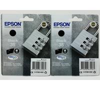 Epson T3581 35 C13T35814010 Original Noir Workforce Pro WF-4720 / 4725 X 2PZ