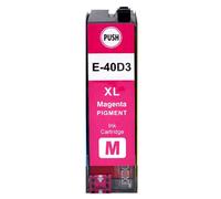 Epson T40D3 Cartouche d'encre pigmentaire magenta générique - Remplace C13T40D340/C13T40C340