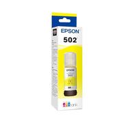 Epson T502 Ecotank Bouteille d'encre jaune Auto-stop (Et-2700, Et-2750, Et-3700, Et-3750, Et-4750)