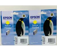 Epson T5594 Cartouche Ink Jet Original Jaune Stylus Photo RX700 (X 2 Pièces)