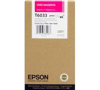Cartouche d'encre traceur EPSON T6033 Pour imprimante 7880/9880 Vivid Magenta - 220ml