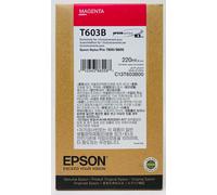 Cartouche d'encre traceur EPSON T603B Pour imprimante 7800/9800 Magenta - 220ml