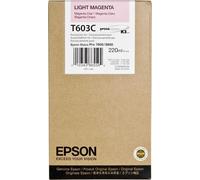 Epson T603C - 220 ml - magenta clair - original - Cartouche d'encre - pour Stylus Pro 7800, Pro 9800
