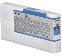 Epson Cartouche d'encre T6532 (C13T653200) Cyan pigmentée Originale 200 ml