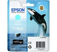 Epson t7605 - cyan clair - original - cartouche d'encre