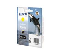 Epson T7604 - jaune - original - cartouche d'encre