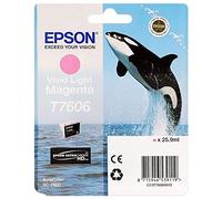 Epson T7606 Killer Whale Vivid Light Cartouche d'encre Magenta capacité Standard 26 ML
