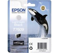 Epson T7609 - 26 ml - noir clair - original - sous blister - cartouche d'encre