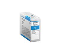 Epson T850200 Singlepack Cyan - Cartouche d'encre 80ml Jet d'encre Originale pour SureColor SC-P800 (C13T850200)