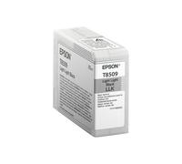 Epson T8509 - 80 ml - noir clair - original - cartouche d'encre - pour SureColor P800, P800 Designer Edition, SC-P800
